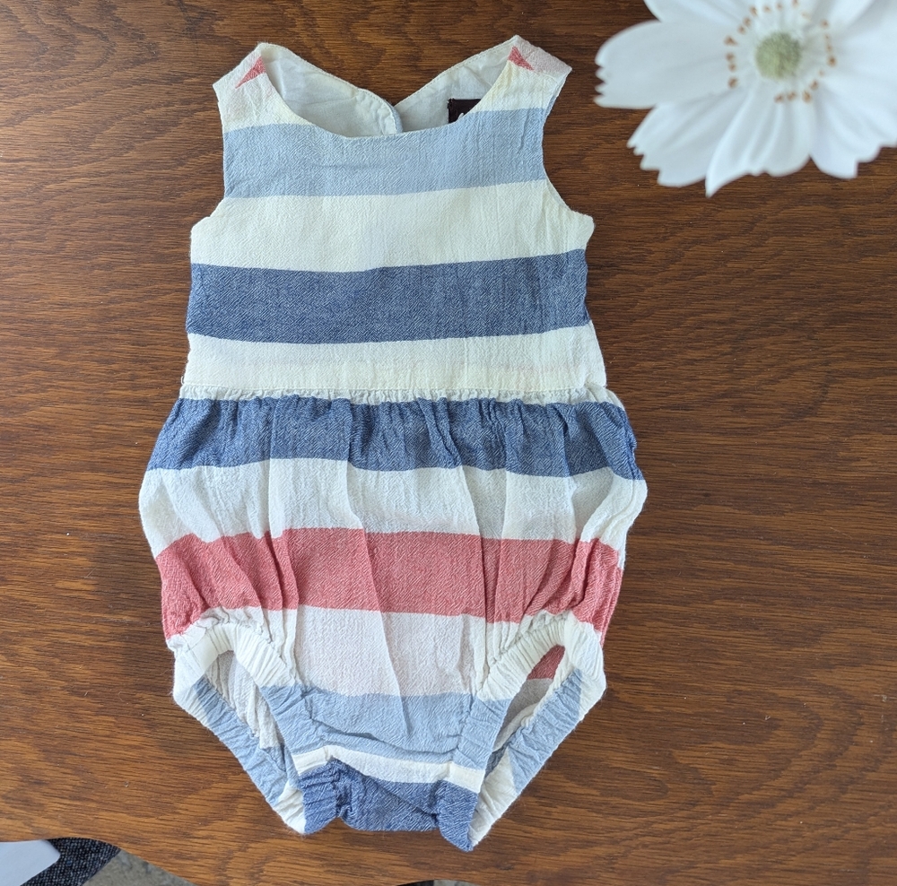 Tea Collection Striped Baby Romper